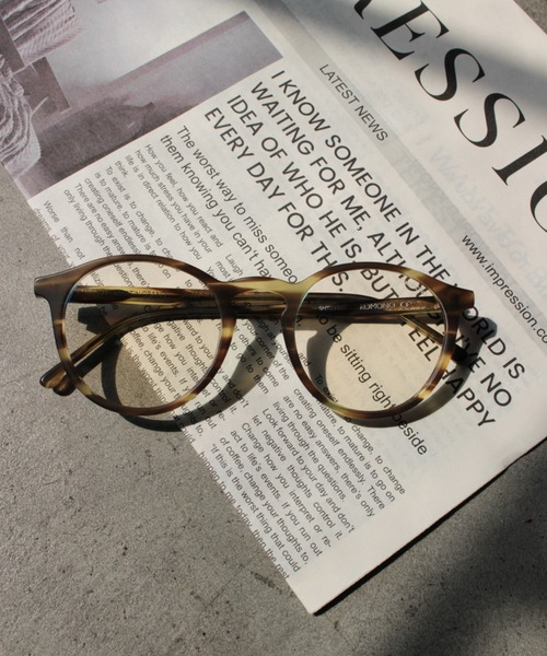 KOMONO.（コモノ）の「「KOMONO/コモノ」 オプティカル 眼鏡　 MARTIN マーティン　クリアレンズ　　 サングラス（サングラス・レディース・ブラック/ブラウン/シャンパン/ブラウン系1/ネイビー/ブラウン系2/ダークネイビー/ブルー/クリアブラウン/ブラックミックス/ライトベージュ/カーキブラウン・FREE）」の6枚目の写真