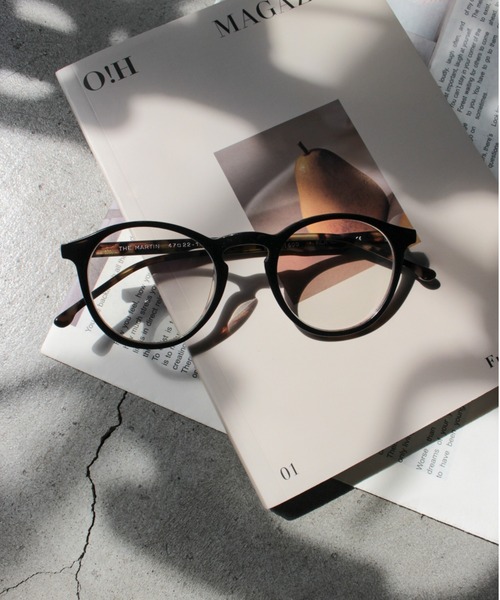 KOMONO.（コモノ）の「「KOMONO/コモノ」 オプティカル 眼鏡　 MARTIN マーティン　クリアレンズ　　 サングラス（サングラス・レディース・ブラック/ブラウン/シャンパン/ブラウン系1/ネイビー/ブラウン系2/ダークネイビー/ブルー/クリアブラウン/ブラックミックス/ライトベージュ/カーキブラウン・FREE）」の3枚目の写真