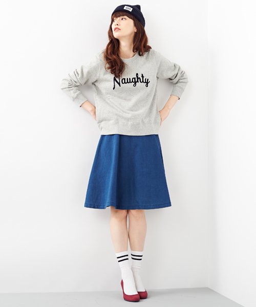 Another Edition（アナザーエディション）の「【店舗限定】ae Naughty PO（スウェット・レディース・ホワイト/グレー/その他1・ﾌﾘ-）」の13枚目の写真