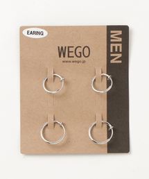 WEGO | WEGO/【4点セット】フープイヤリング(イヤリング)