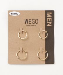 WEGO | WEGO/【4点セット】フープイヤリング(イヤリング)