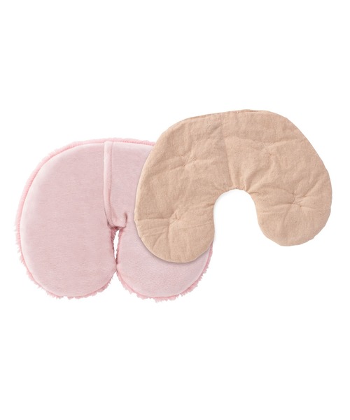 LADONNA(ラドンナ)の「フワフワ ホットフェイスピロー(その他ボディ・ヘアケア・レディース・ピンク/グレイッシュベージュ・FREE)」の4枚目の写真