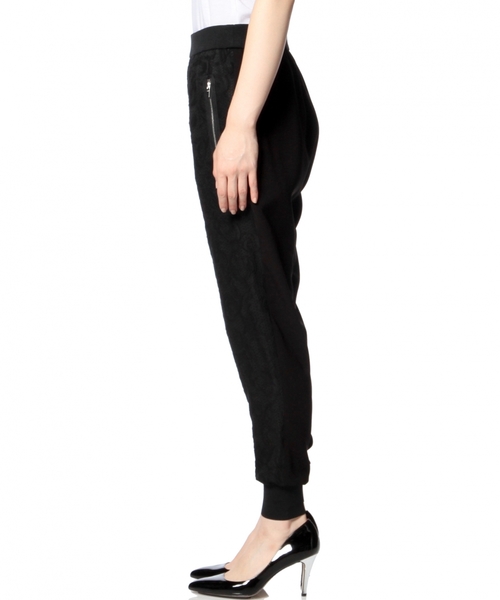 ASTRAET（アストラット）の「ASTRAET(アストラット) ジャカードスソリブパンツ◆（その他パンツ・レディース・ブラック・1/0/2）」の9枚目の写真