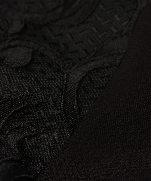 ASTRAET（アストラット）の「ASTRAET(アストラット) ジャカードスソリブパンツ◆（その他パンツ・レディース・ブラック・1/0/2）」の7枚目の写真