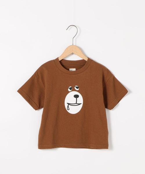 coen（コーエン）の「【coen キッズ / ジュニア】コーエンベアTシャツ（Tシャツ/カットソー・キッズ・グレー/ブラック/ブラウン・130/110/120/100）」の3枚目の写真
