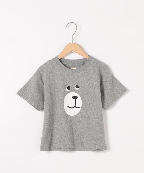 coen（コーエン）の「【coen キッズ / ジュニア】コーエンベアTシャツ（Tシャツ/カットソー・キッズ・グレー/ブラック/ブラウン・130/110/120/100）」の2枚目の写真
