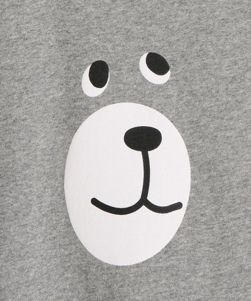 coen（コーエン）の「【coen キッズ / ジュニア】コーエンベアTシャツ（Tシャツ/カットソー・キッズ・グレー/ブラック/ブラウン・130/110/120/100）」の5枚目の写真