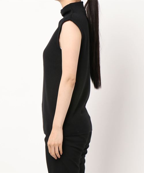 LOUNGEDRESS（ラウンジドレス）の「ボトルネックニット（ニット/セーター・レディース・ブラック/アイボリー/モカ・FREE）」の4枚目の写真
