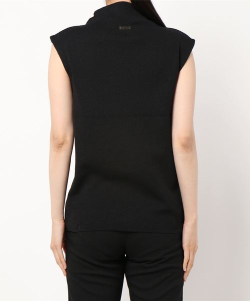 LOUNGEDRESS（ラウンジドレス）の「ボトルネックニット（ニット/セーター・レディース・ブラック/アイボリー/モカ・FREE）」の5枚目の写真