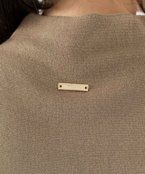LOUNGEDRESS（ラウンジドレス）の「ボトルネックニット（ニット/セーター・レディース・ブラック/アイボリー/モカ・FREE）」の7枚目の写真