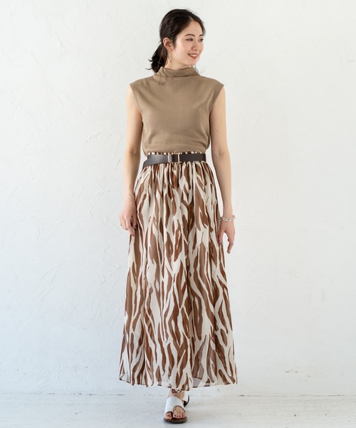 LOUNGEDRESS（ラウンジドレス）の「ボトルネックニット（ニット/セーター・レディース・ブラック/アイボリー/モカ・FREE）」の20枚目の写真