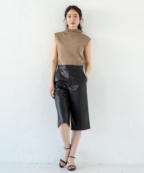 LOUNGEDRESS（ラウンジドレス）の「ボトルネックニット（ニット/セーター・レディース・ブラック/アイボリー/モカ・FREE）」の17枚目の写真