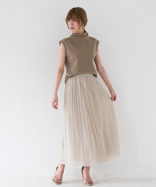 LOUNGEDRESS（ラウンジドレス）の「ボトルネックニット（ニット/セーター・レディース・ブラック/アイボリー/モカ・FREE）」の14枚目の写真