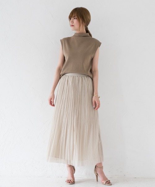 LOUNGEDRESS（ラウンジドレス）の「ボトルネックニット（ニット/セーター・レディース・ブラック/アイボリー/モカ・FREE）」の12枚目の写真