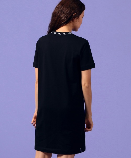 セール ネックロゴ コットン ワンピース ワンピース Calvin Klein カルバン クライン のファッション通販 Zozotown
