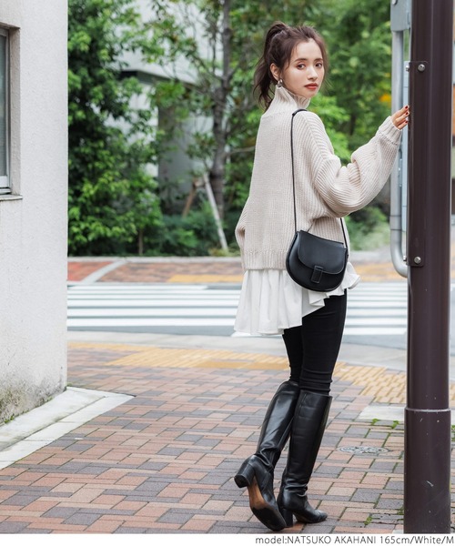 coca（coca）（コカ）の「ティアードフレアバンドカラーシャツ（シャツ/ブラウス・レディース・ホワイト/ブラウン/ブラック/ブルー・ONE SIZE/M/L）」の18枚目の写真