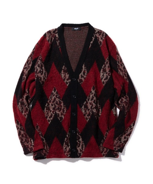 glamb（グラム）の「Crazy argyle knit / クレイジーアーガイルニット（ニット/セーター・メンズ・イエロー/レッド/ブラック・M/S/L）」の5枚目の写真