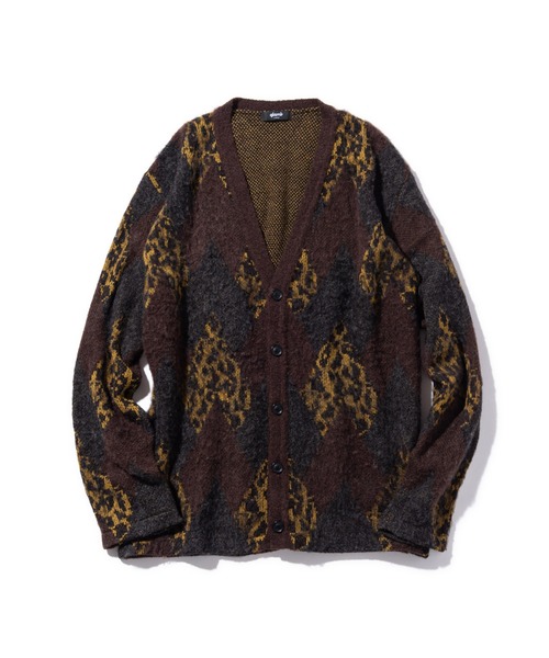 glamb（グラム）の「Crazy argyle knit / クレイジーアーガイルニット（ニット/セーター・メンズ・イエロー/レッド/ブラック・M/S/L）」の6枚目の写真