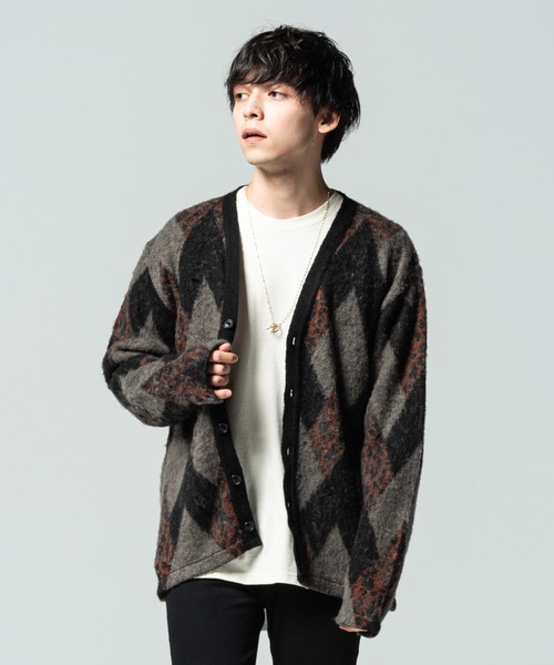 glamb（グラム）の「Crazy argyle knit / クレイジーアーガイルニット