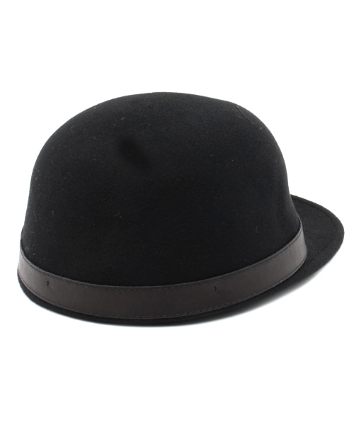 NANO universe（ナノユニバース）の「SORBATTI/ベルト付ウールキャップ（キャップ・レディース・ブラック・58）」の3枚目の写真