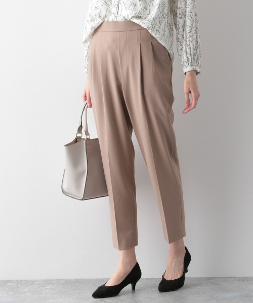 GLOBAL WORK(グローバルワーク)の「ウツクシルエットテーパードパンツ/917023(その他パンツ・レディース・ライトグリーン/アイボリー/グレー系その他/ブラック/ベージュ/ネイビー/ライトブルー/ピンク/ブラウン/グレー/ベージュ系その他/グレー系その他5・SMALL/MEDIUM/LARGE/X-LARGE/XX-LARGE/X-SMALL)」の7枚目の写真