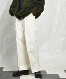 MAISON SPECIAL | 《ユニセックスアイテム》FINX COTTON/フィンクスコットン 1タックワイドイージーワイドパンツ 【MAISON SPECIAL/メゾンスペシャル】(チノパンツ)