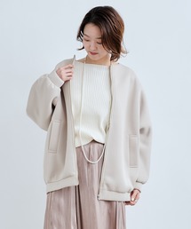 DouDou | カノコダンボールショートブルゾン(ブルゾン)