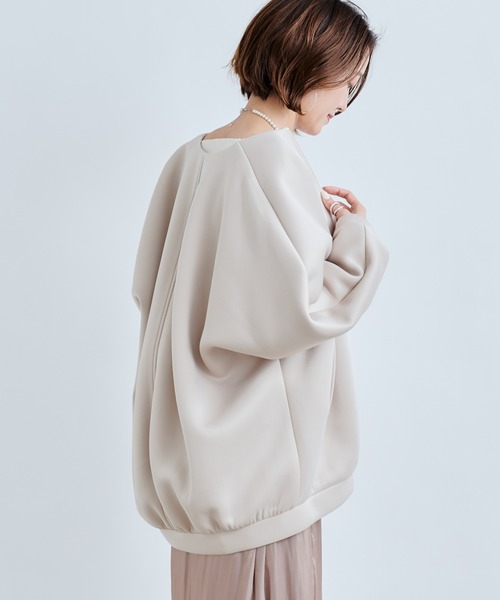 DouDou(ドゥドゥ)の「カノコダンボールショートブルゾン(ブルゾン・レディース・グレイッシュベージュ/カーキ・FREE)」の16枚目の写真