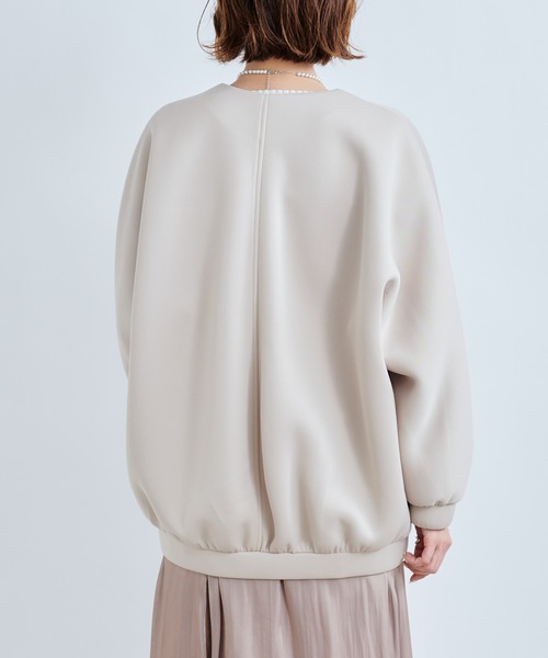 DouDou(ドゥドゥ)の「カノコダンボールショートブルゾン(ブルゾン・レディース・グレイッシュベージュ/カーキ・FREE)」の20枚目の写真