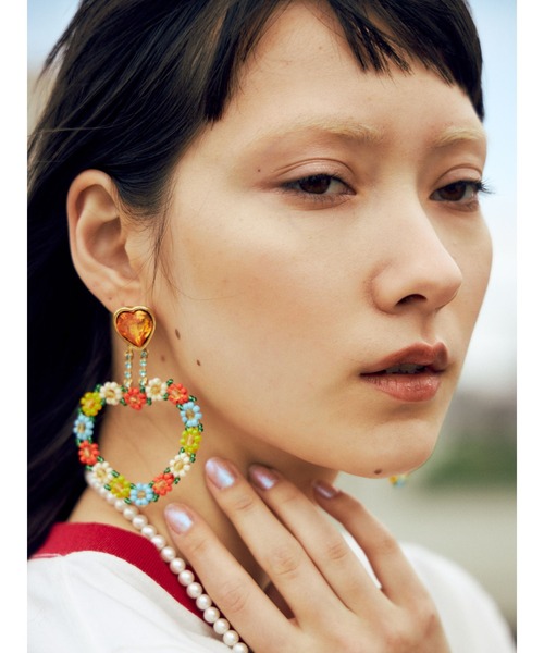 PAMEO POSE（パメオポーズ）の「Heart Of Flower Pierce（ピアス