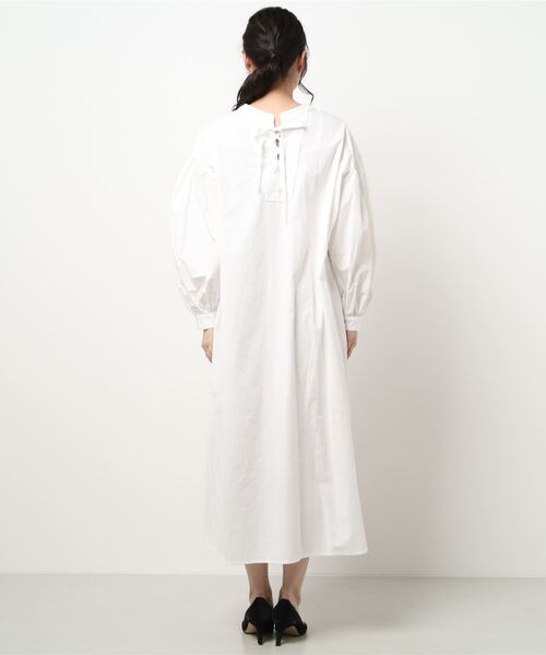 archives（アルシーヴ）の「２ＷＡＹレースＵＰシャツワンピース（ワンピース・レディース・オフホワイト/ベージュ/グリーン/ラベンダー・MEDIUM）」の5枚目の写真