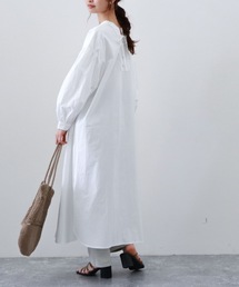 2WAYレースUPシャツワンピース