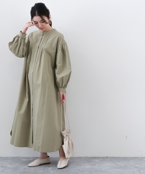 archives（アルシーヴ）の「２ＷＡＹレースＵＰシャツワンピース（ワンピース・レディース・オフホワイト/ベージュ/グリーン/ラベンダー・MEDIUM）」の18枚目の写真