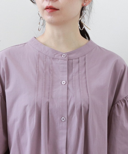 archives（アルシーヴ）の「２ＷＡＹレースＵＰシャツワンピース（ワンピース・レディース・オフホワイト/ベージュ/グリーン/ラベンダー・MEDIUM）」の11枚目の写真