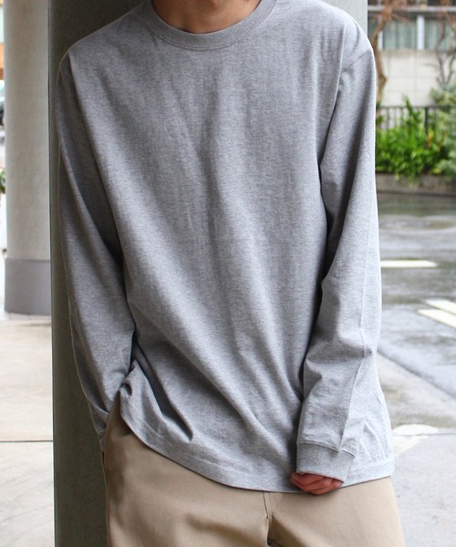 United Athle(ユナイテッドアスレ)の「【UNITED ATHLE】ユナイテッドアスレ ロングスリーブTシャツ ロンTEE 5011(Tシャツ/カットソー・メンズ・ブラック/グレー/ホワイト/ライトグレー/オリーブ/ライトブルー/ワイン/ベージュ/スモーキーグリーン系・XL/M/L/S)」の4枚目の写真