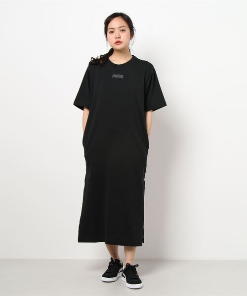 セール Puma プーマ Her Tシャツ ドレス ウィメンズ スウェット Puma プーマ のファッション通販 Zozotown