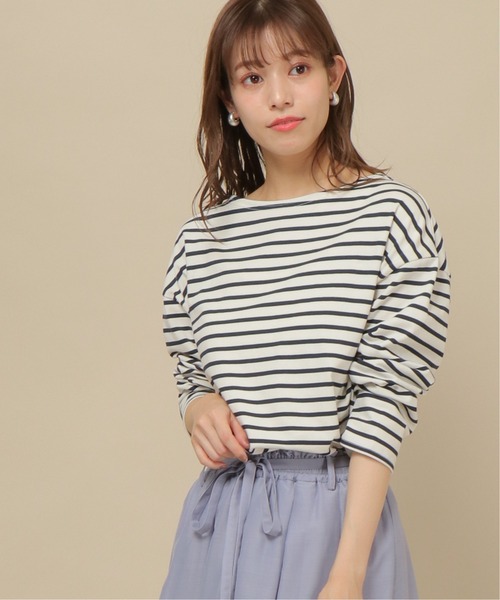 ikka（イッカ）の「USAコットン長袖T（Tシャツ/カットソー・レディース・ブラック/グレー/キャメル/ネイビー・M/L）」の3枚目の写真