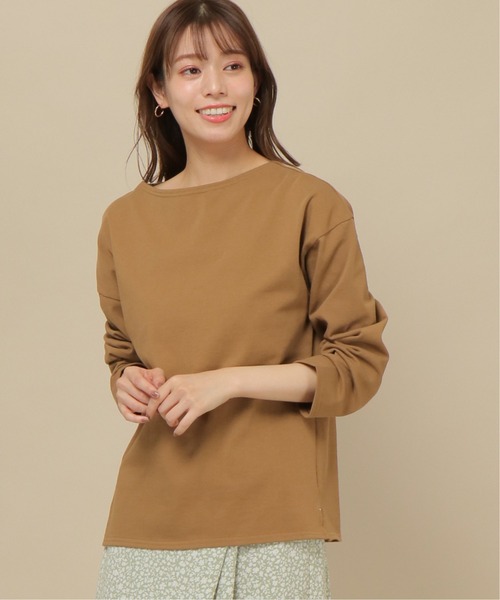 ikka（イッカ）の「USAコットン長袖T（Tシャツ/カットソー・レディース・ブラック/グレー/キャメル/ネイビー・M/L）」の4枚目の写真