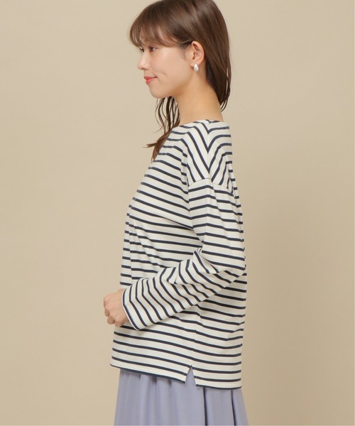 ikka（イッカ）の「USAコットン長袖T（Tシャツ/カットソー・レディース・ブラック/グレー/キャメル/ネイビー・M/L）」の15枚目の写真