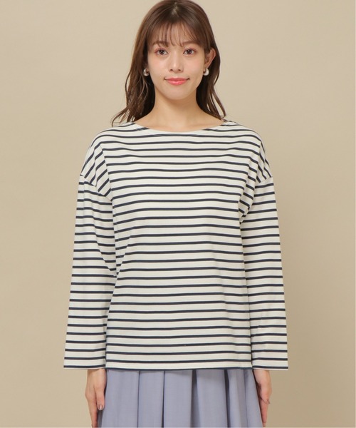 ikka（イッカ）の「USAコットン長袖T（Tシャツ/カットソー・レディース・ブラック/グレー/キャメル/ネイビー・M/L）」の17枚目の写真