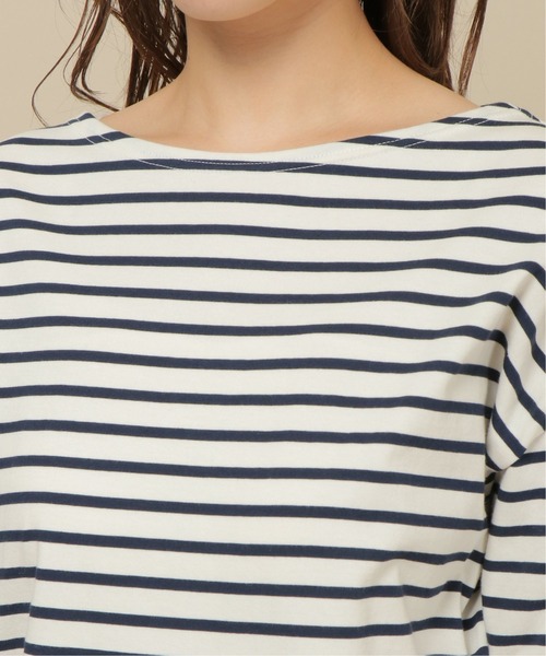 ikka（イッカ）の「USAコットン長袖T（Tシャツ/カットソー・レディース・ブラック/グレー/キャメル/ネイビー・M/L）」の8枚目の写真