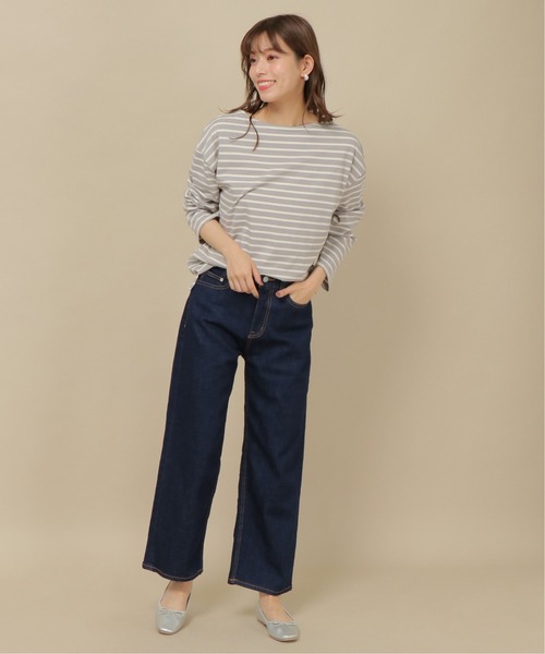 ikka（イッカ）の「USAコットン長袖T（Tシャツ/カットソー・レディース・ブラック/グレー/キャメル/ネイビー・M/L）」の10枚目の写真