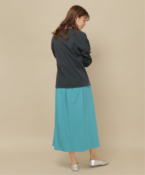 ikka（イッカ）の「USAコットン長袖T（Tシャツ/カットソー・レディース・ブラック/グレー/キャメル/ネイビー・M/L）」の12枚目の写真