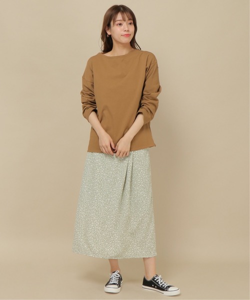 ikka（イッカ）の「USAコットン長袖T（Tシャツ/カットソー・レディース・ブラック/グレー/キャメル/ネイビー・M/L）」の13枚目の写真