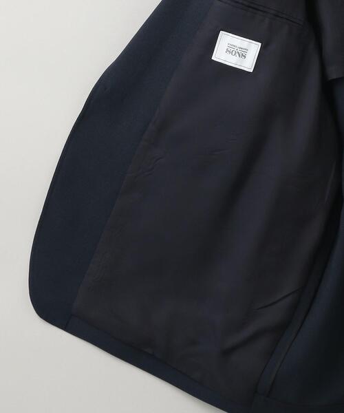 UNITED ARROWS & SONS（ユナイテッドアローズアンドサンズ）の「UNITED ARROWS & SONS（ユナイテッドアローズ＆サンズ）PLAIN BLAZER（テーラードジャケット・メンズ・ネイビー/ダークブラウン・XL/L/M/S）」の13枚目の写真