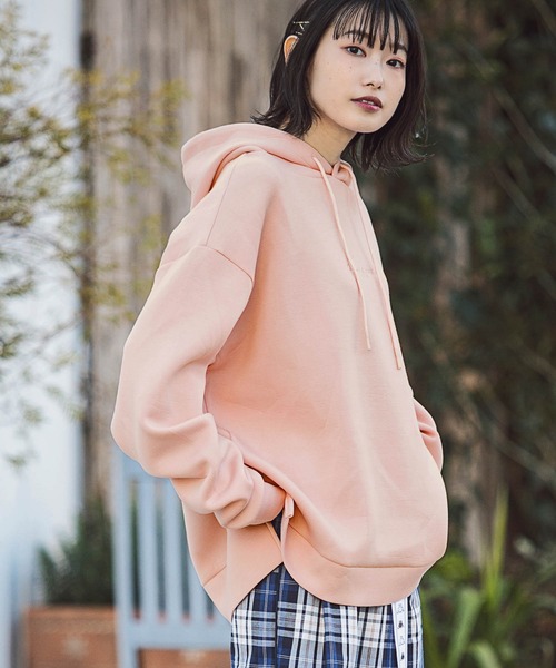 Kappa（カッパ）の「直営店・WEB限定 Kappa(カッパ)ポンチプルオーバーパーカー（パーカー・メンズ・ブラック/ホワイト/ピンク・M/L/S）」の3枚目の写真