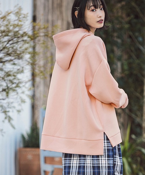 Kappa（カッパ）の「直営店・WEB限定 Kappa(カッパ)ポンチプルオーバーパーカー（パーカー・メンズ・ブラック/ホワイト/ピンク・M/L/S）」の10枚目の写真