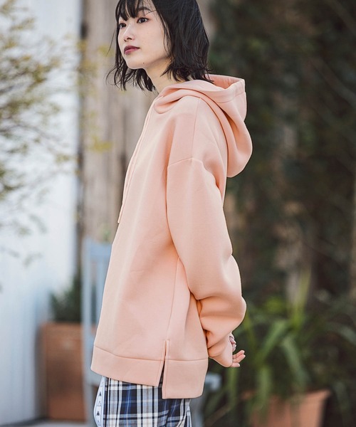 Kappa（カッパ）の「直営店・WEB限定 Kappa(カッパ)ポンチプルオーバーパーカー（パーカー・メンズ・ブラック/ホワイト/ピンク・M/L/S）」の14枚目の写真