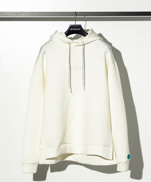 Kappa（カッパ）の「直営店・WEB限定 Kappa(カッパ)ポンチプルオーバーパーカー（パーカー・メンズ・ブラック/ホワイト/ピンク・M/L/S）」の15枚目の写真