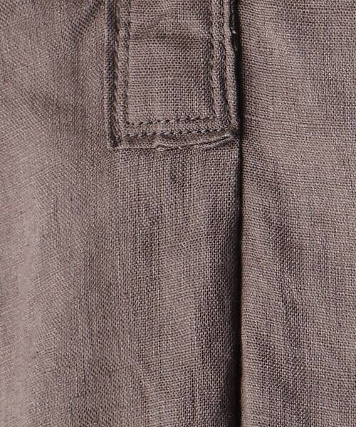 JET（ジェット）の「◆【ウォッシャブル】フレンチリネンVネックブラウス（シャツ/ブラウス・レディース・ホワイト/チャコールグレー/ライトグリーン/ベージュ/ライトオレンジ系/パープル系4/レモンイエロー・80/04）」の8枚目の写真